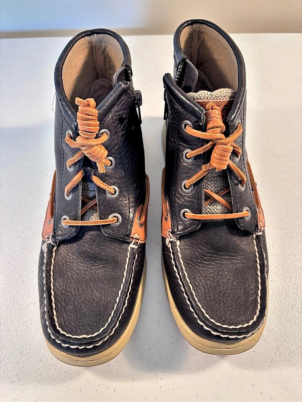 Sperry Authentic Original 2-Eye Boat Shoe Leather Boat Shoes US 8 M